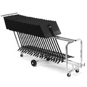 Manhasset Stand Cart, Holds 25 Stands 1 Manhasset Stand Cart, Holds 25 Stands