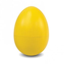 Green Tones Yellow Wood Egg Shaker
