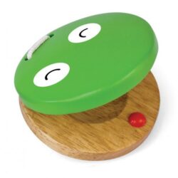 Green Tones Wooden Frog Castanet
