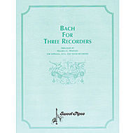 Bach for Three Recorders