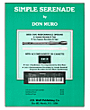 Simple Serenade (2 Scores & CD)