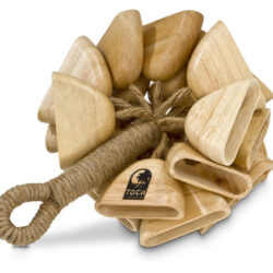 Toca Wood Rattle on Handle