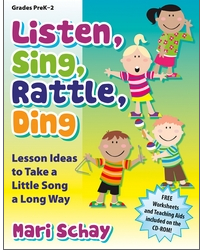Listen, Sing, Rattle, Ding (Book/CD)