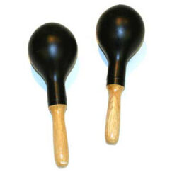 Maracas, Plastic with Wood Handle