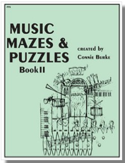 Music Mazes & Puzzles, Book II