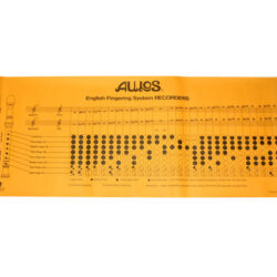 Recorder Fingering Chart, Baroque