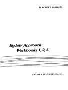 Kodaly Approach, Teacher Manual