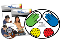 Music with Colors, Adult Strike Pad, Book & DVD