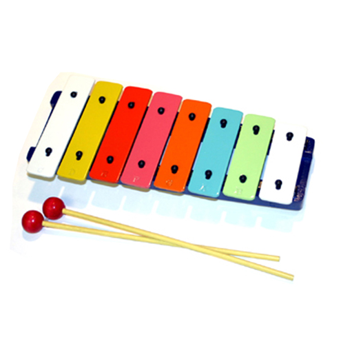 Bell Set,  8 Note with Colored Bars, C-C 1 Bell Set,  8 Note with Colored Bars, C-C
