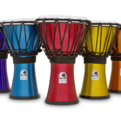 Toca Freestyle Colorsound 7" Djembes, Set of 7
