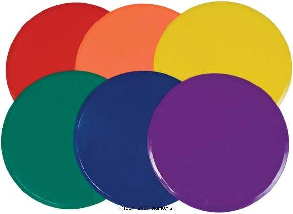 Poly Spot Markers, Set of 12