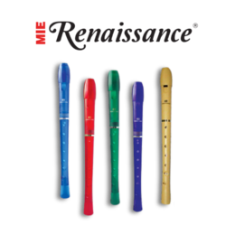 Soprano, Baroque/German Fingering, 2 Piece Renaissance Recorder by MIE