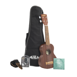 Kala Satin Mahogany Soprano Bundle