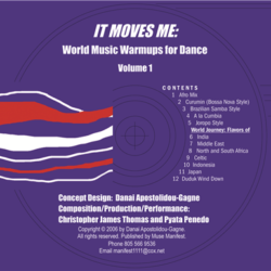 It Moves Me: World Music Warmups For Dance