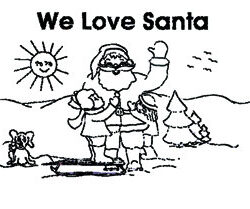we love santa