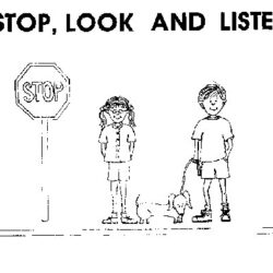 stop, look and listen