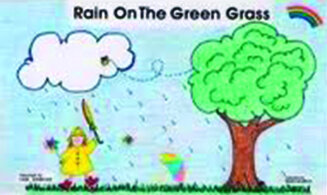 rain on the green grass