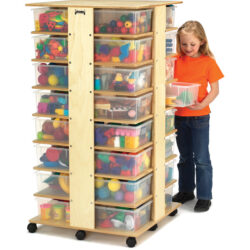 Jonti-Craft® 32 Tub Tower - with Clear Tubs