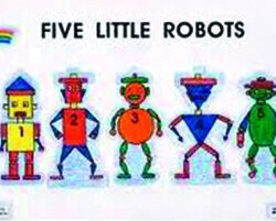 five little robots