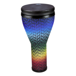 Djembe, Festival, Pre-Tuned, 10" Diameter, 20.5" Height, Holi Blue