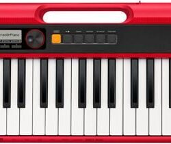Casiotone CT-S200 Portable 61 Key Digital Keyboard Red