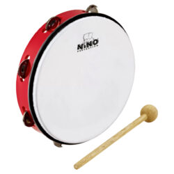 10" Jingle Drum, Red