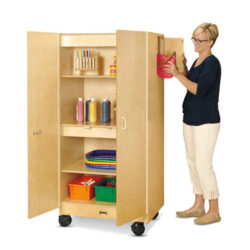 Jonti-Craft® Hideaway Storage Cabinet – Mobile