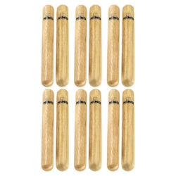 Nino Claves 6 Inch 6 Pair Clave Set