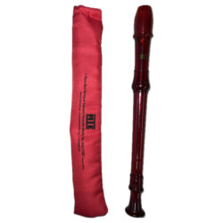 MIE175RD 1 Piece Red Soprano Recorder
