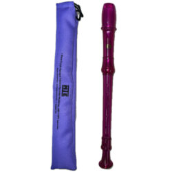 MIE175PR 1 Piece Purple Soprano Recorder