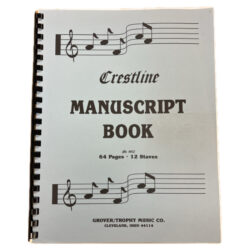 Crestline, 64 Page, 12 Stave, Manuscript Book