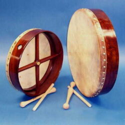 Bodhran, 18" Natural Skin