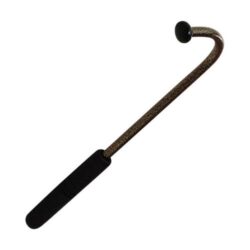 Talking Drum Mallet, Aluminum Curved Stick, Plastic Tip, 5.5" Foam Handle, Black